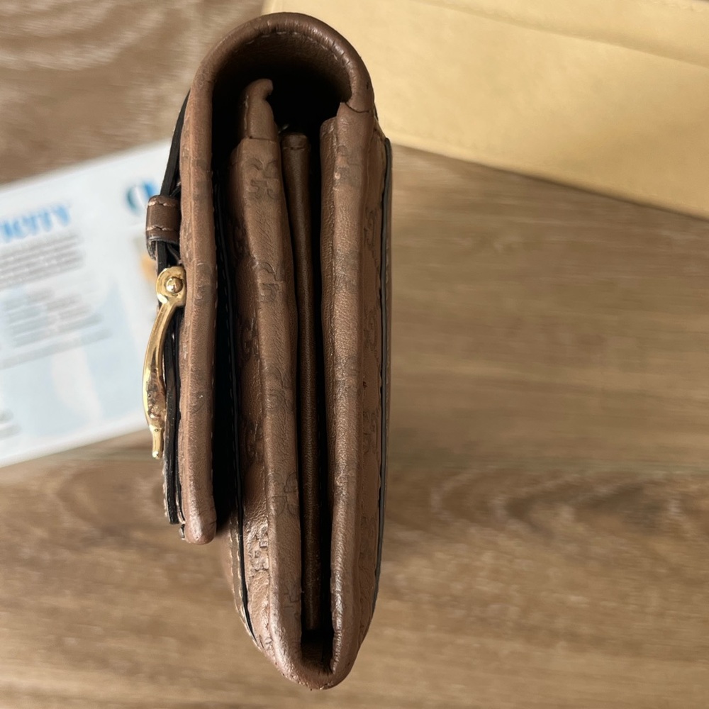 GUCCI Guccissima Continental Wallet WOC w/ COA - Picture 13 of 14